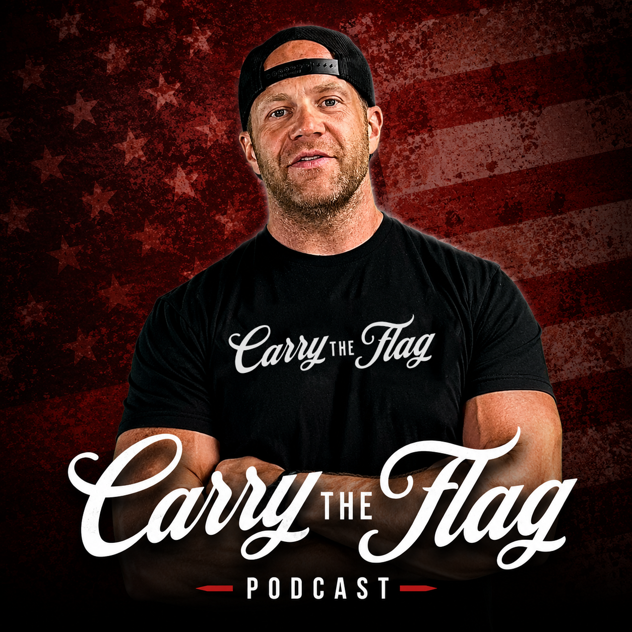 Carry The Flag Podcast artwork featuring Chris