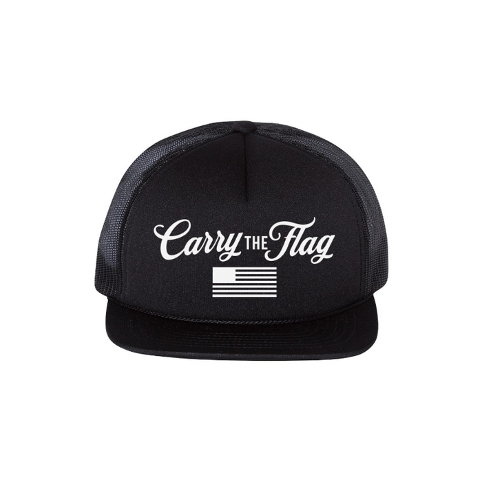 Black Carry The Flag Snapback Hat