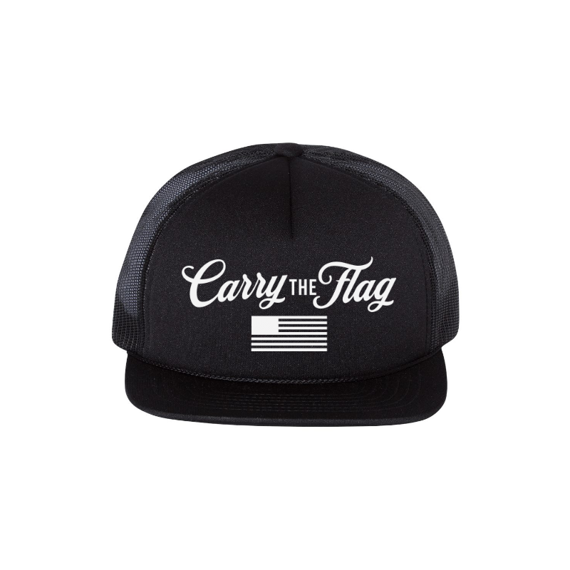 Black Carry The Flag Snapback Hat